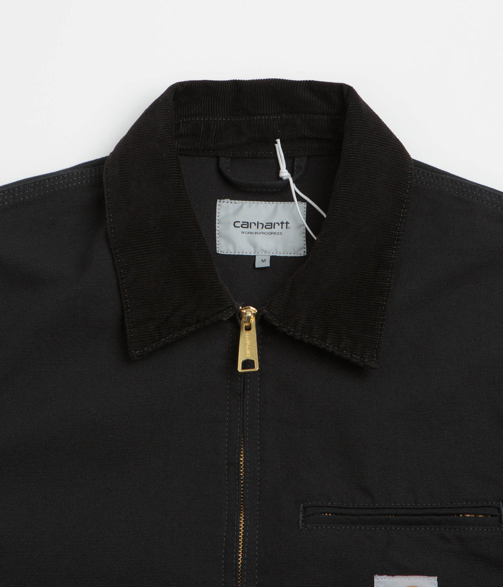 Carhartt Detroit Jacket - Black Rinsed / Black