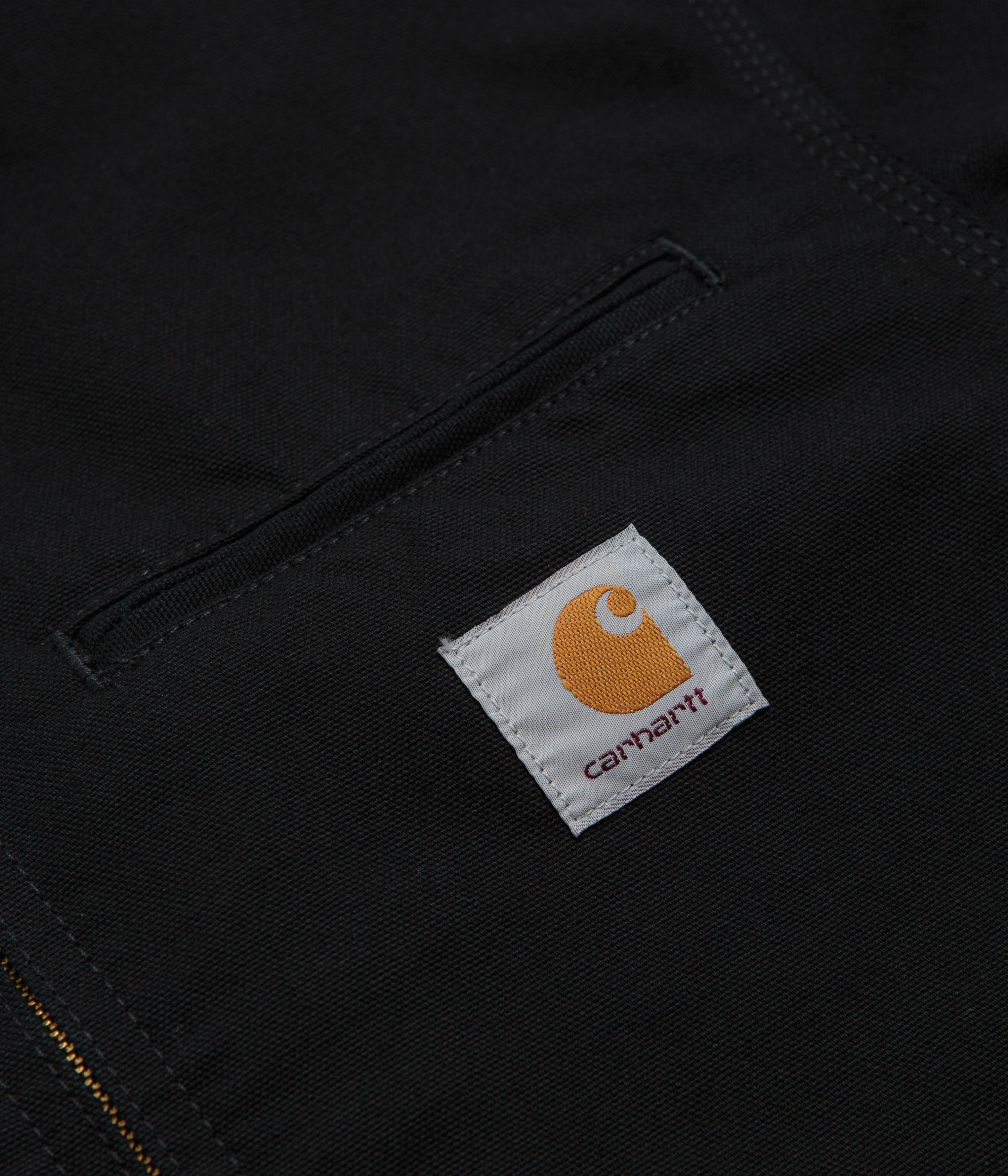 Carhartt Detroit Jacket - Black Rinsed / Black