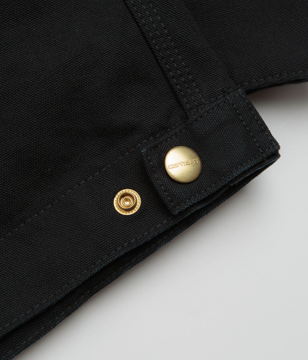Carhartt Detroit Jacket - Black Rinsed / Black