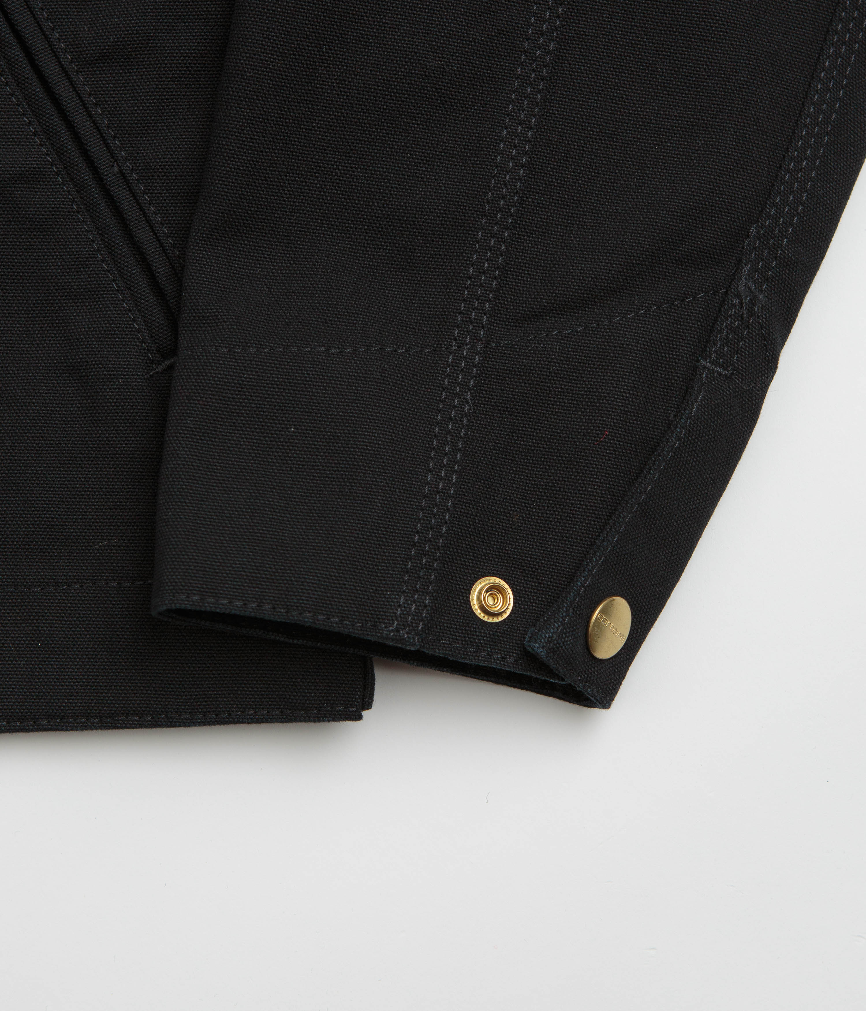 Carhartt Detroit Jacket - Black Rinsed / Black