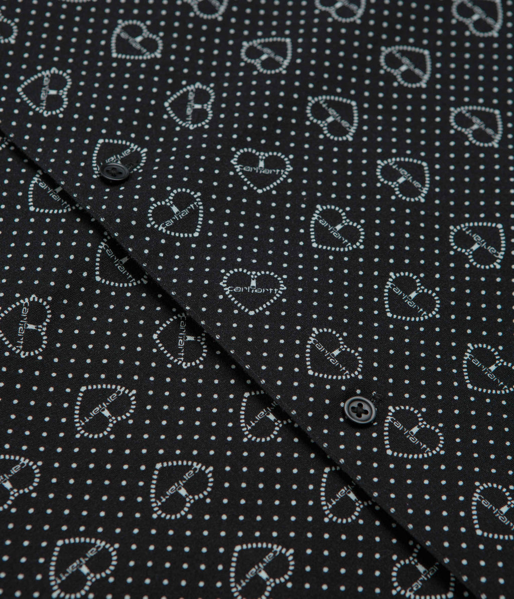Carhartt Furoshiki Short Sleeve Shirt - Furoshiki Print / Black