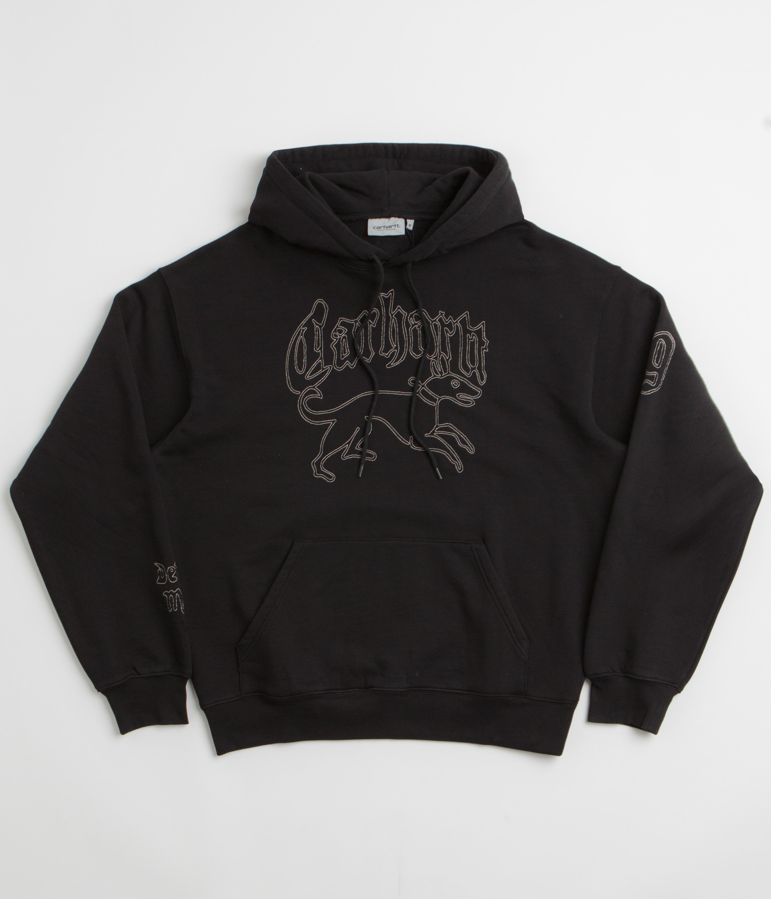 Carhartt Hackwork Hoodie - Black / Wall