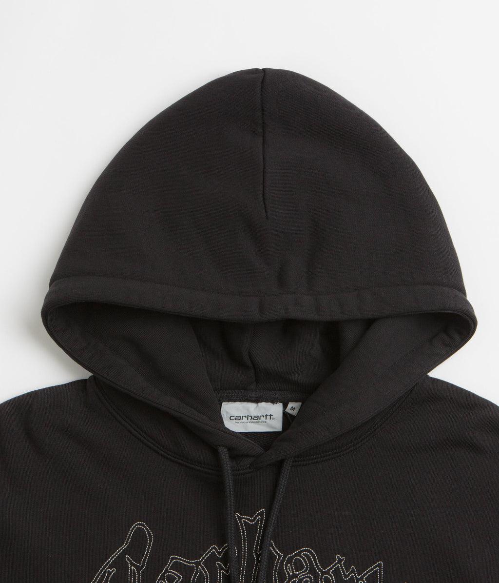 Carhartt Hackwork Hoodie - Black / Wall