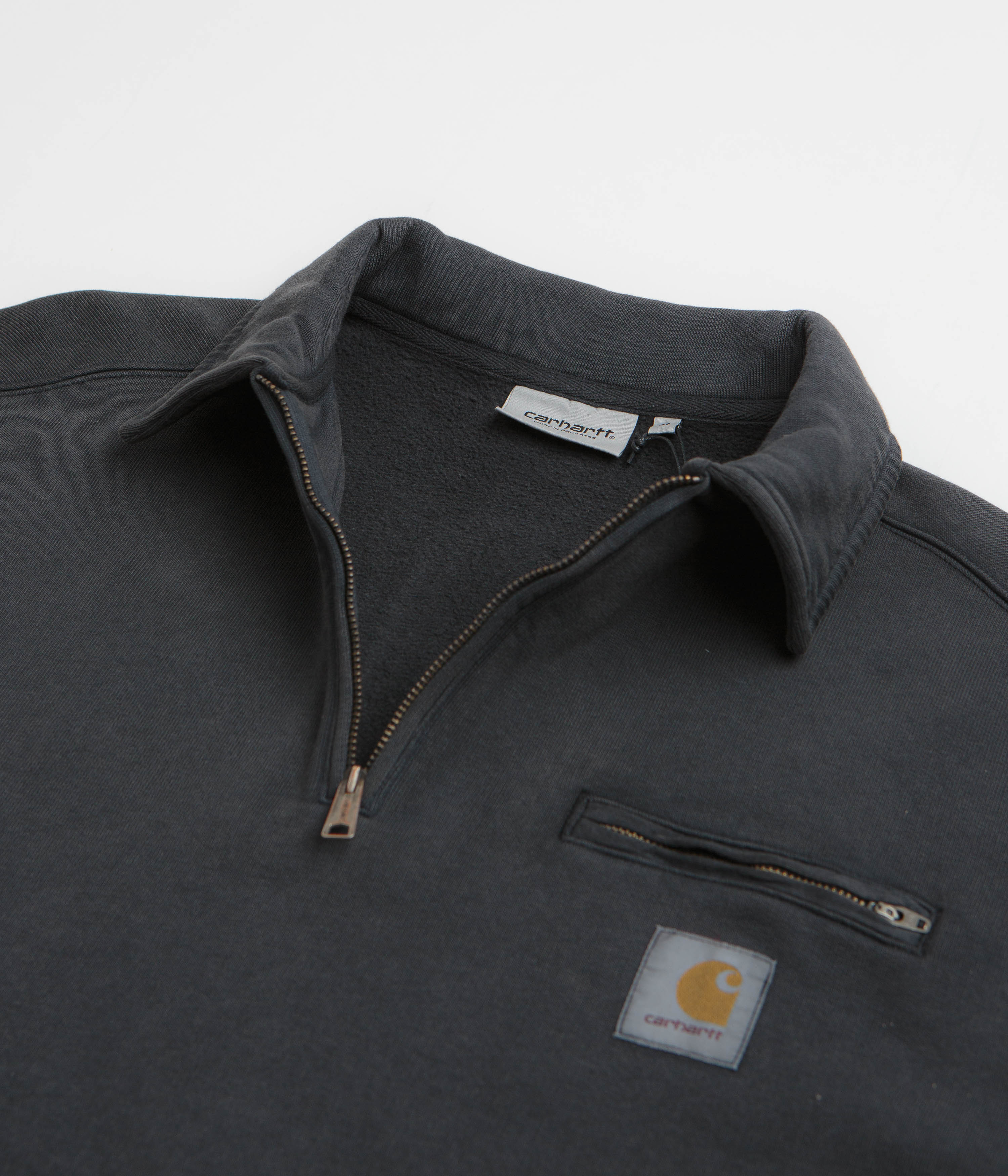 Carhartt Half Zip Detroit Sweatshirt - Black