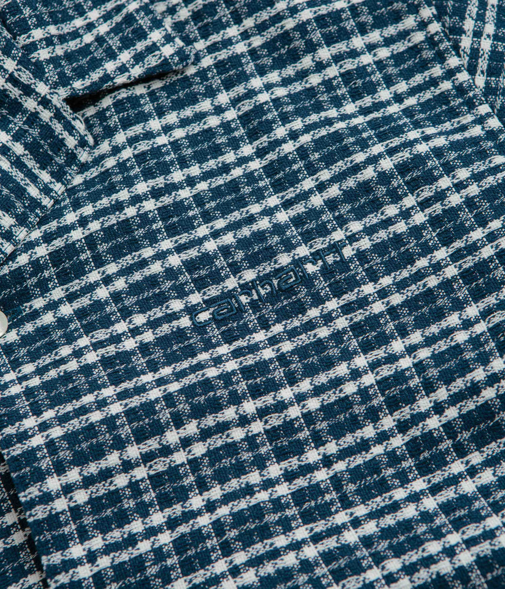 Carhartt Kander Short Sleeve Shirt - Kander Check / Blue River