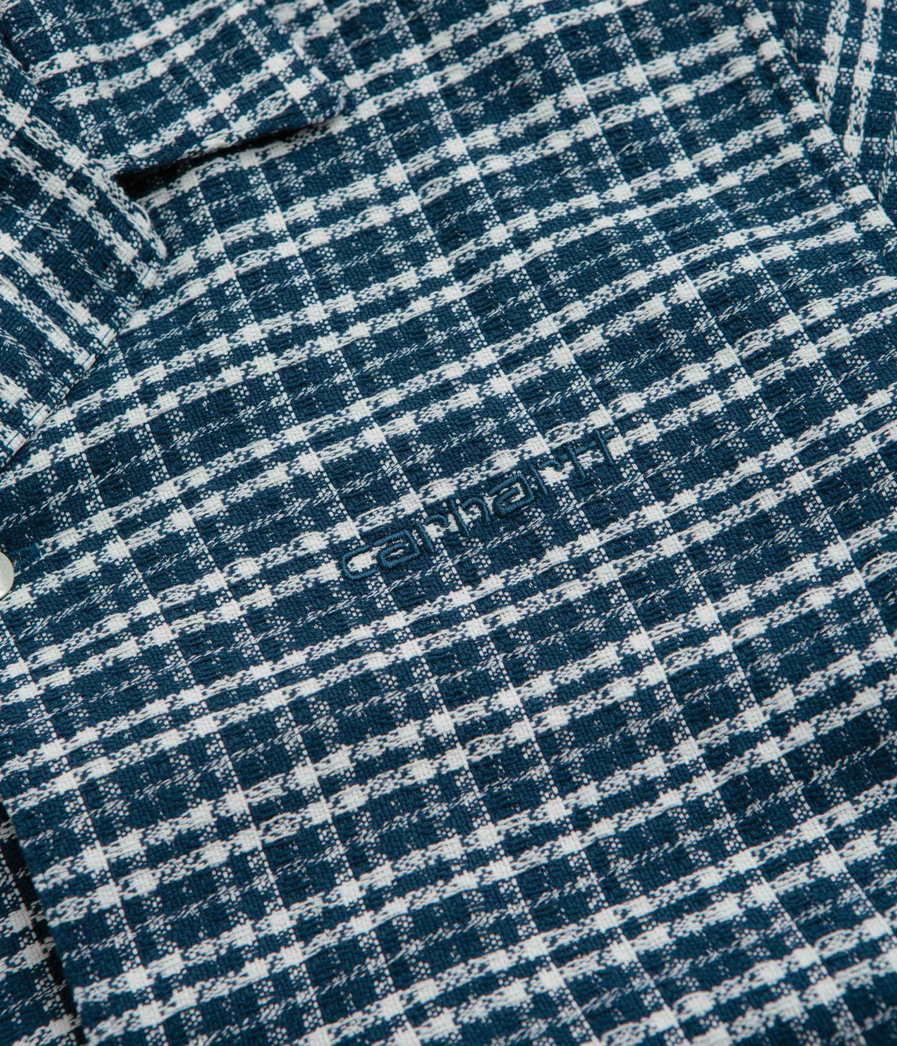 Carhartt Kander Short Sleeve Shirt - Kander Check / Blue River