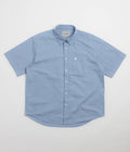 Carhartt Keene Short Sleeve Shirt - Keene Stripe / Curacao