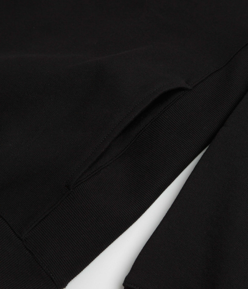 Carhartt Longhand Half Zip Sweatshirt - Black / White