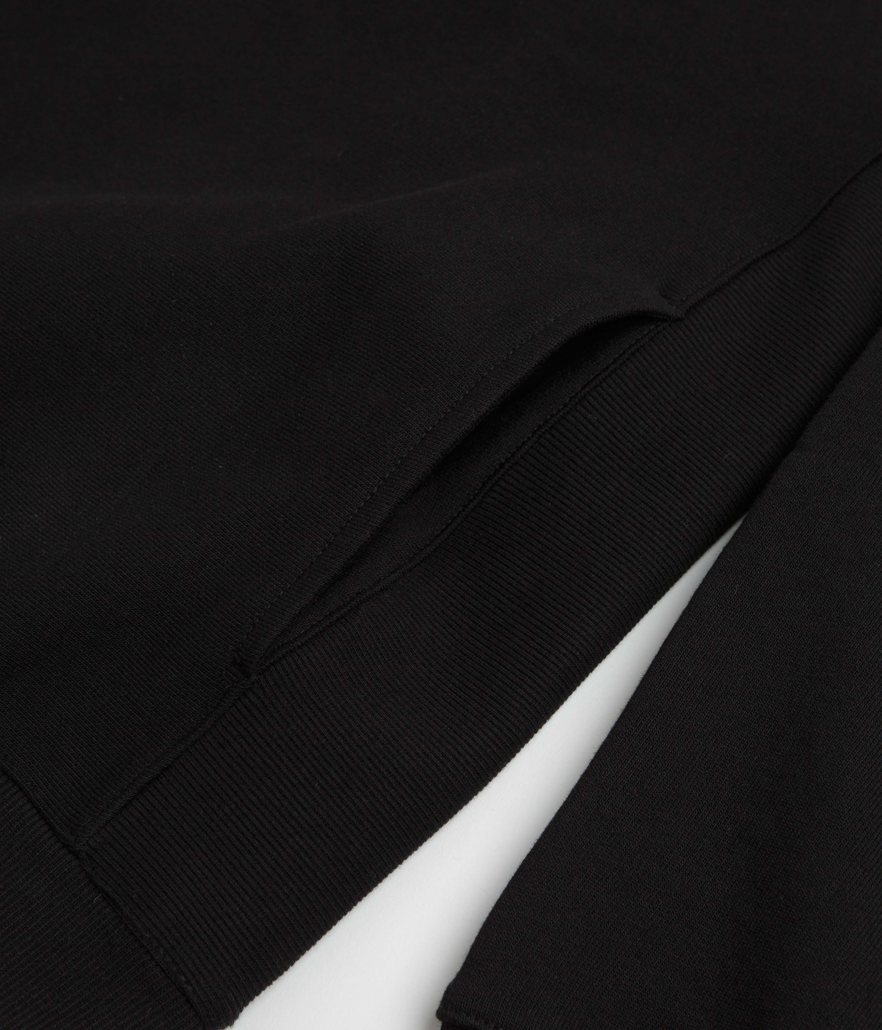 Carhartt Longhand Half Zip Sweatshirt - Black / White