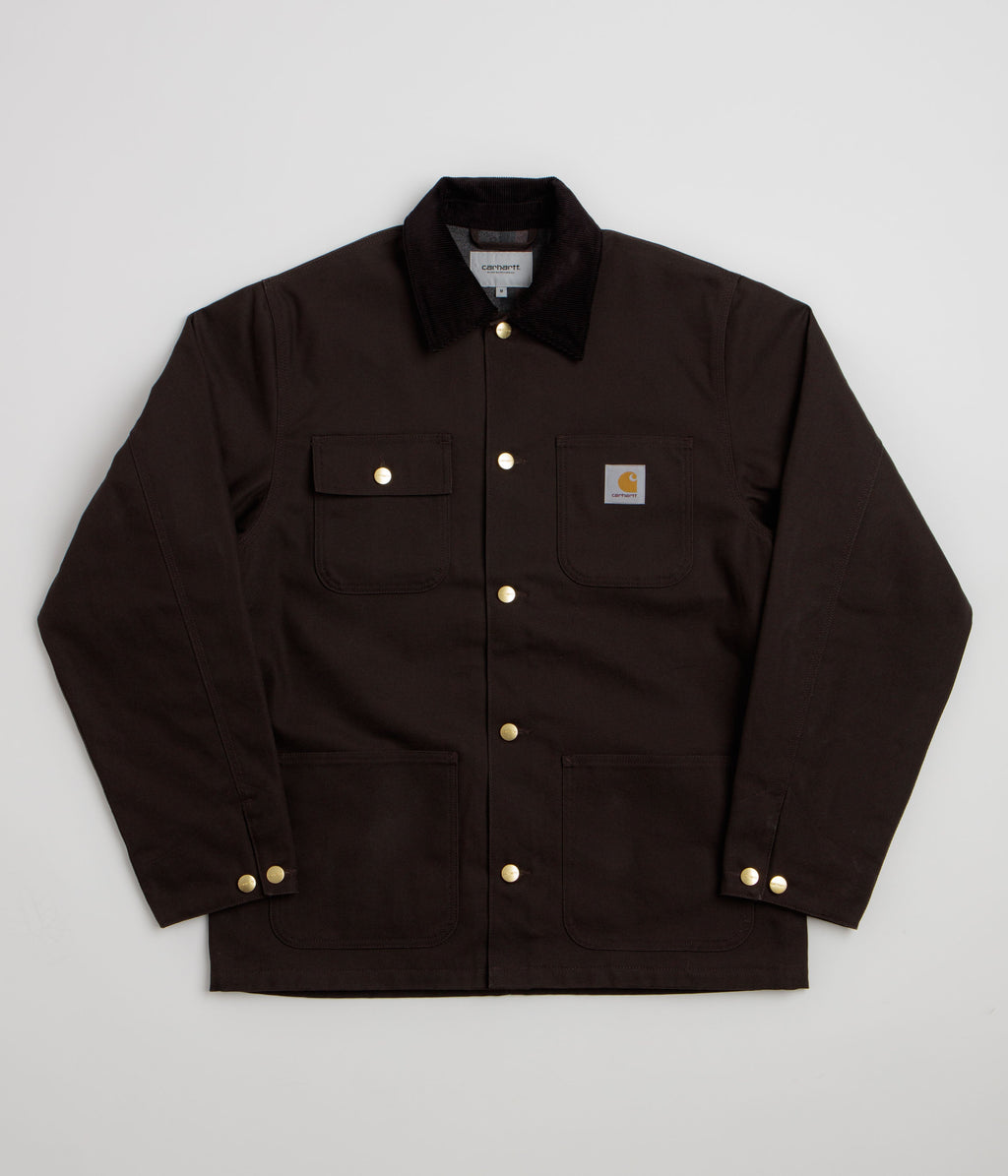 Carhartt Michigan Coat - Tobacco / Black Rigid