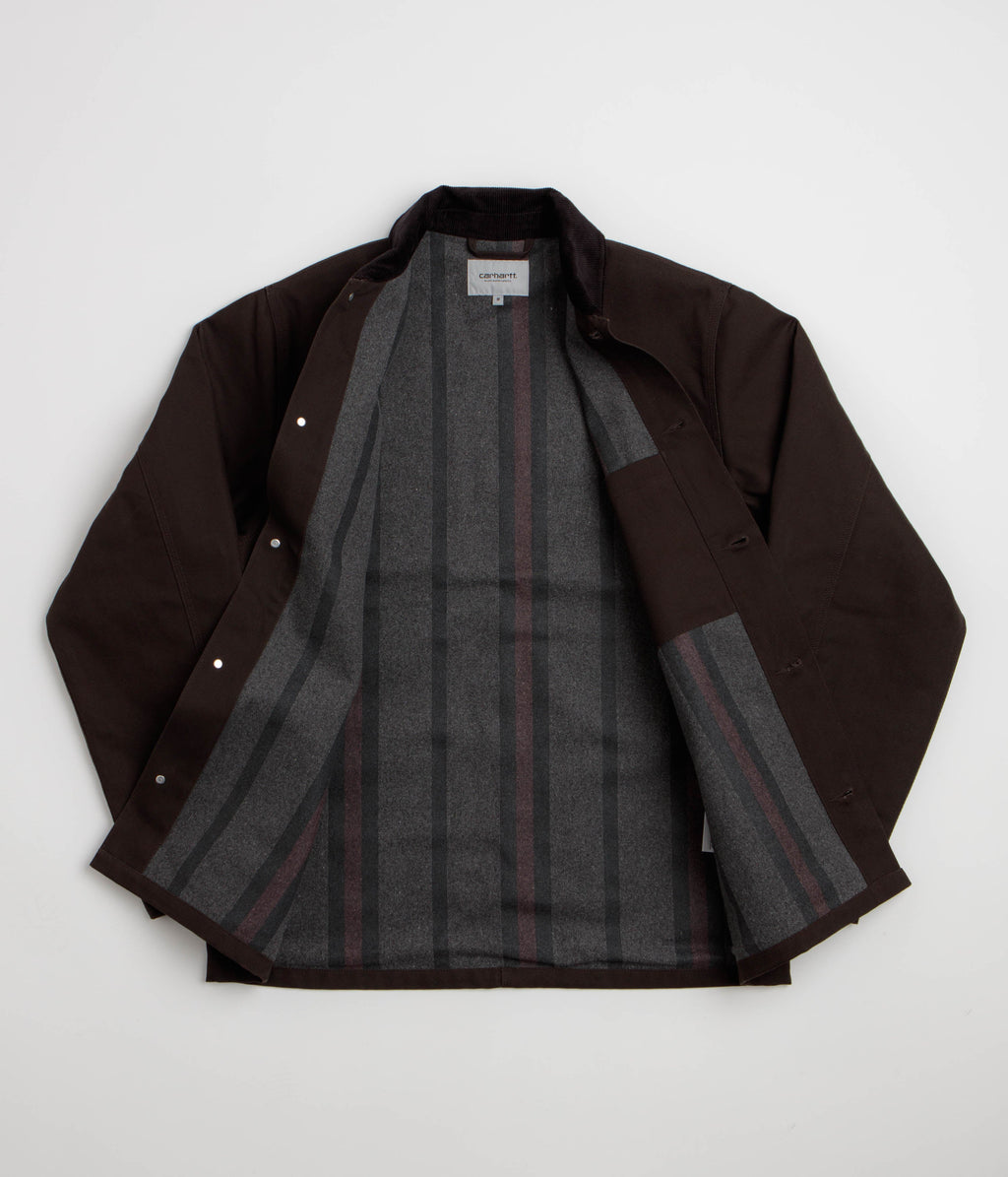 Carhartt Michigan Coat - Tobacco / Black Rigid