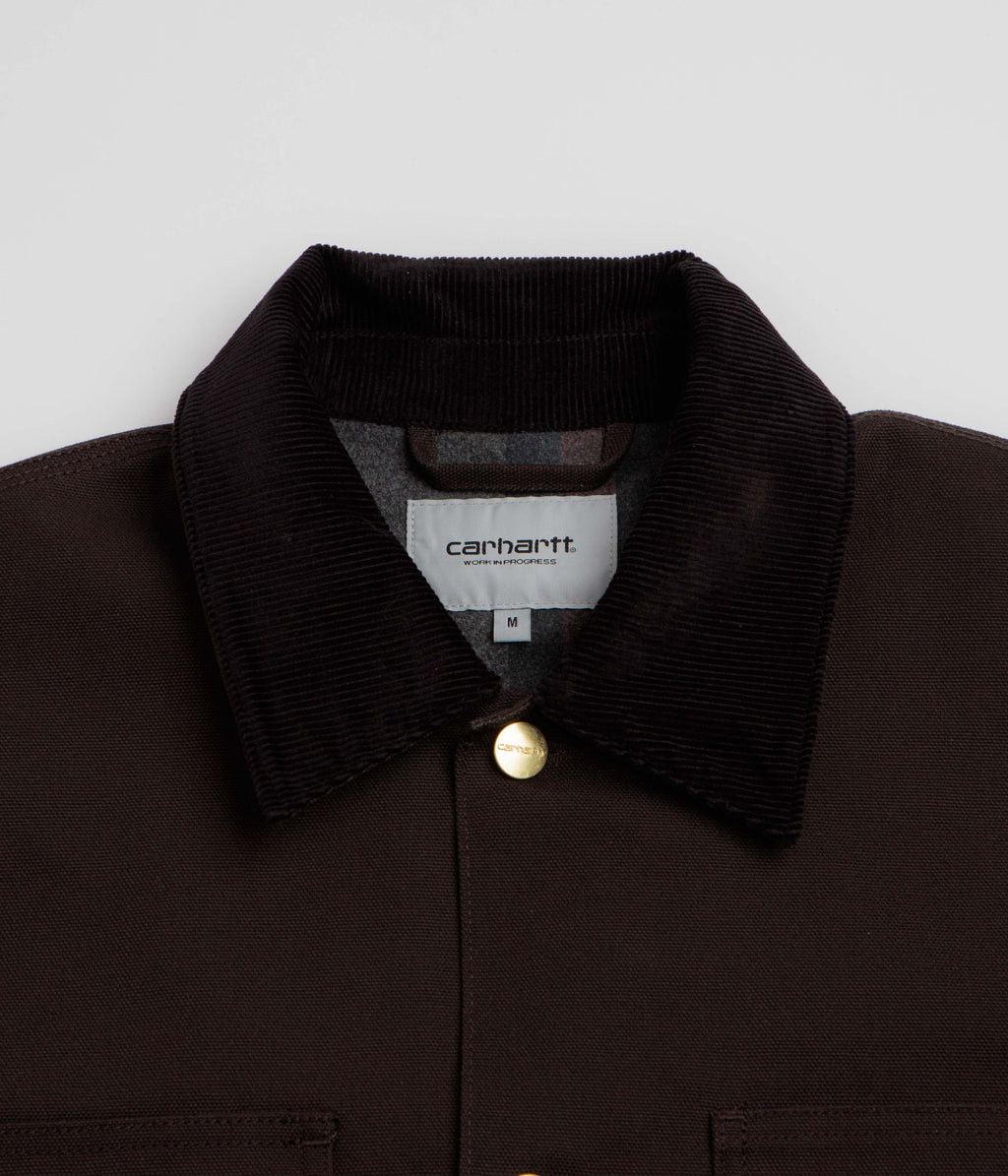 Carhartt Michigan Coat - Tobacco / Black Rigid