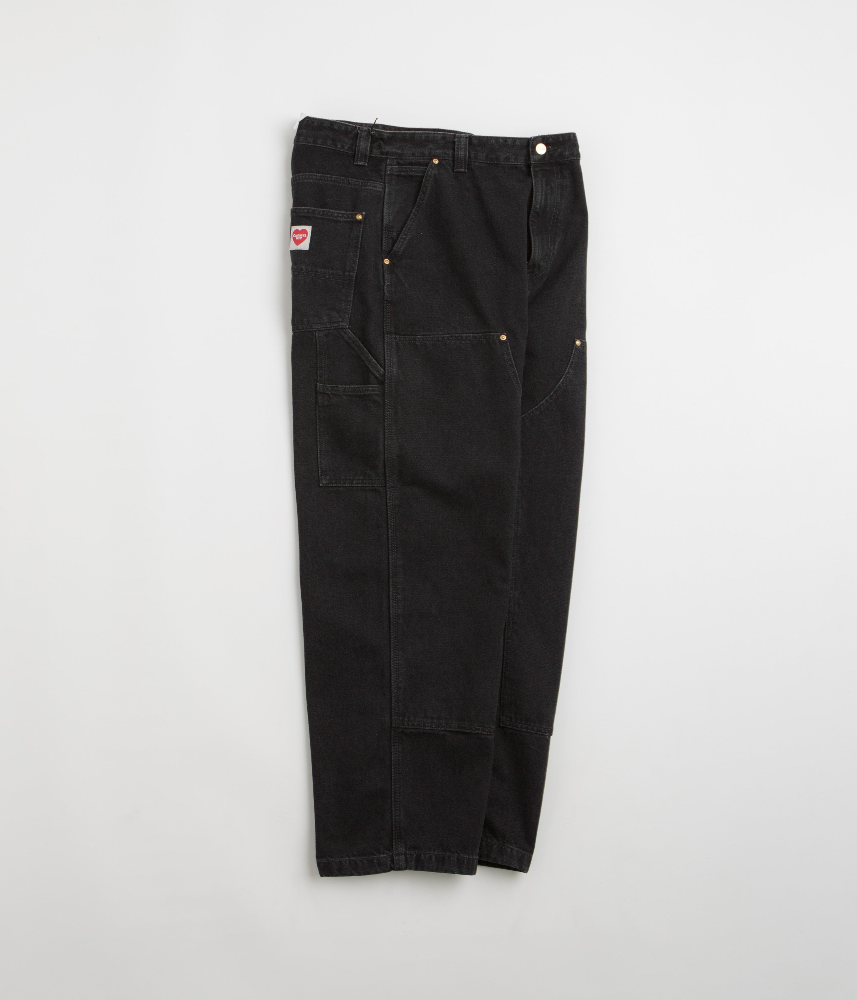 Carhartt Nash Double Knee Pants - Black Stone Washed
