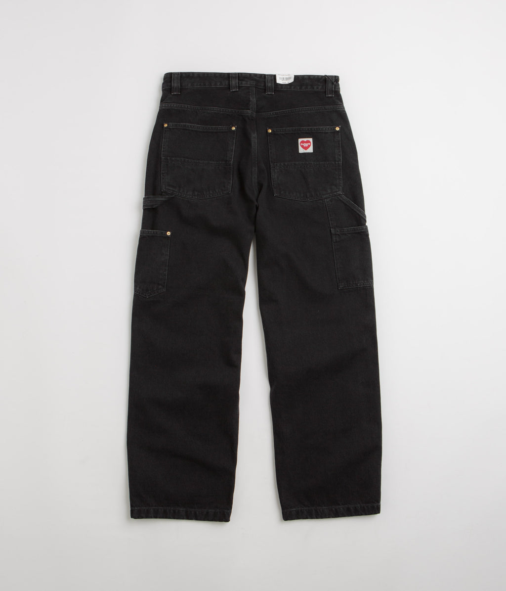 Carhartt Nash Double Knee Pants - Black Stone Washed