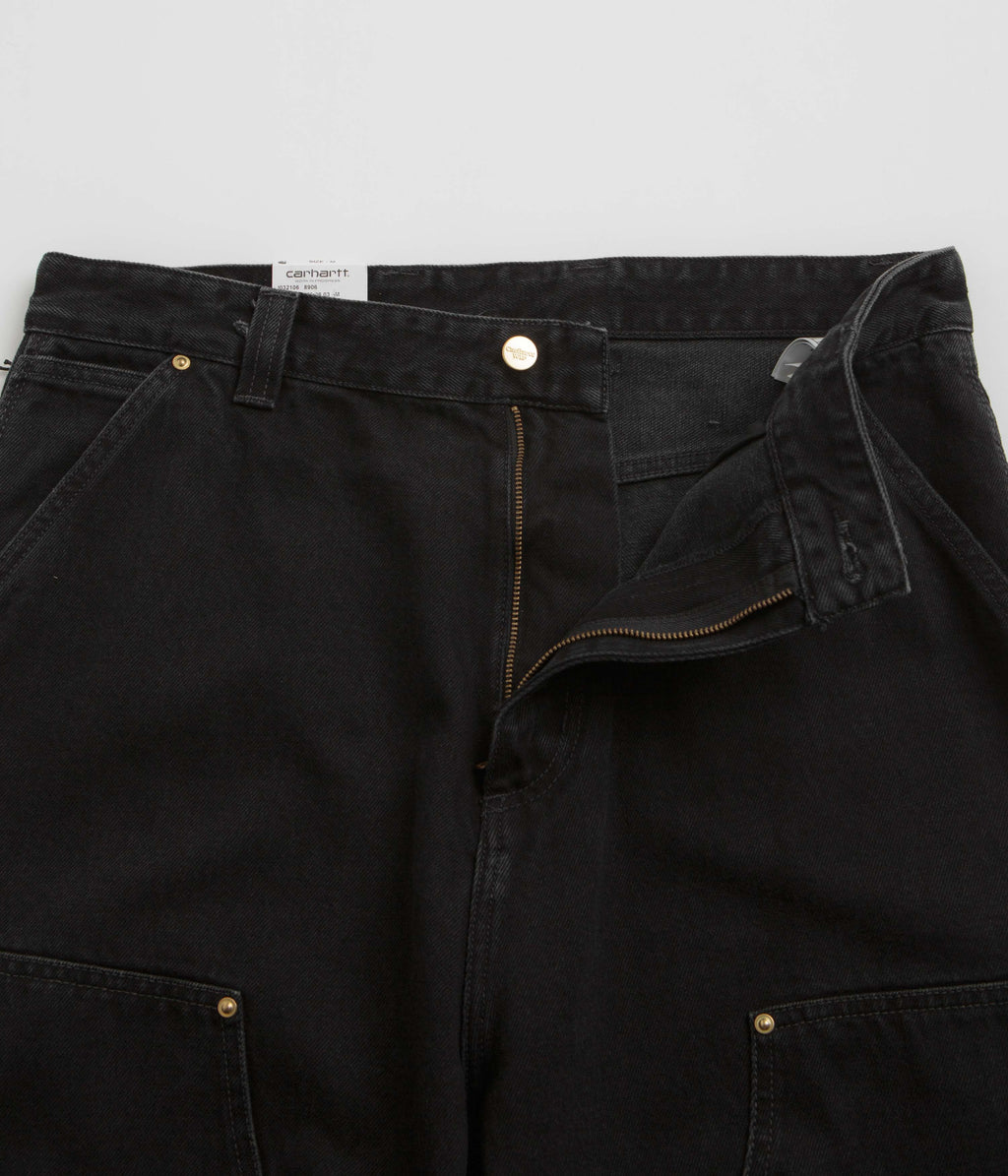 Carhartt Nash Double Knee Pants - Black Stone Washed