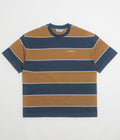 Carhartt Quinby T-Shirt - Quinby Stripe / Blue