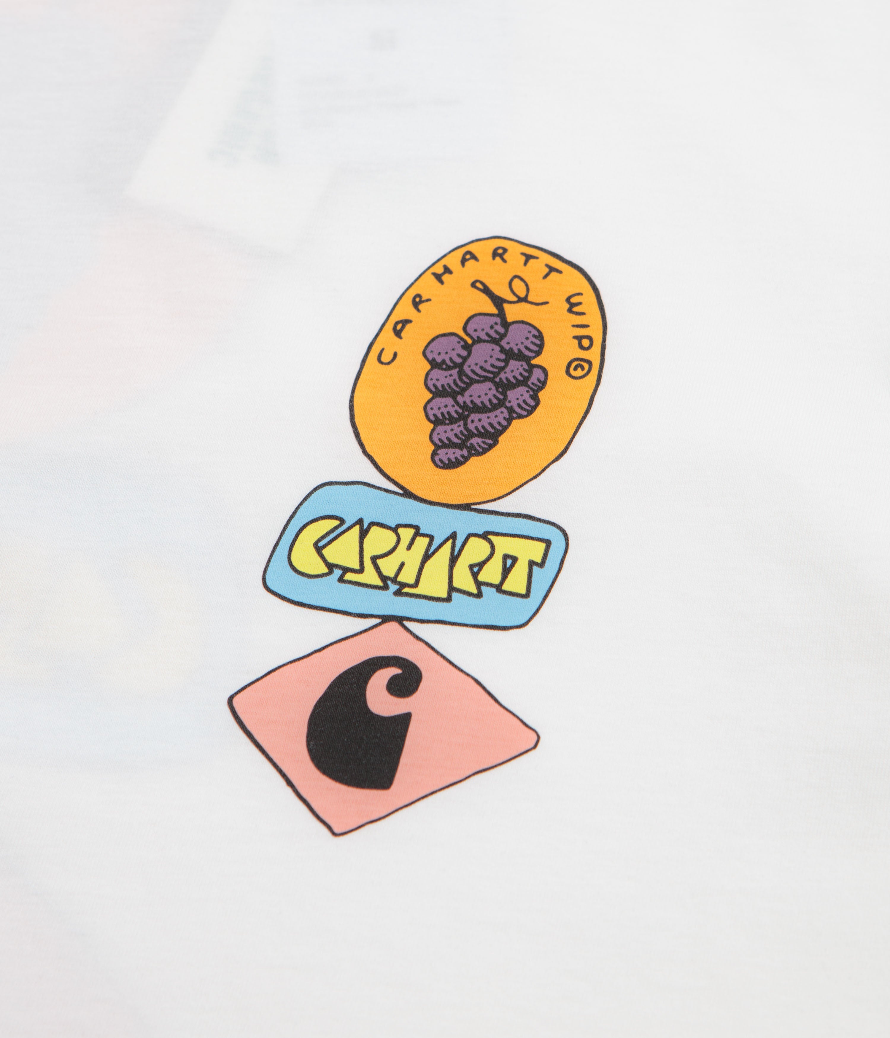 Carhartt Stacked Grapes T-Shirt - White