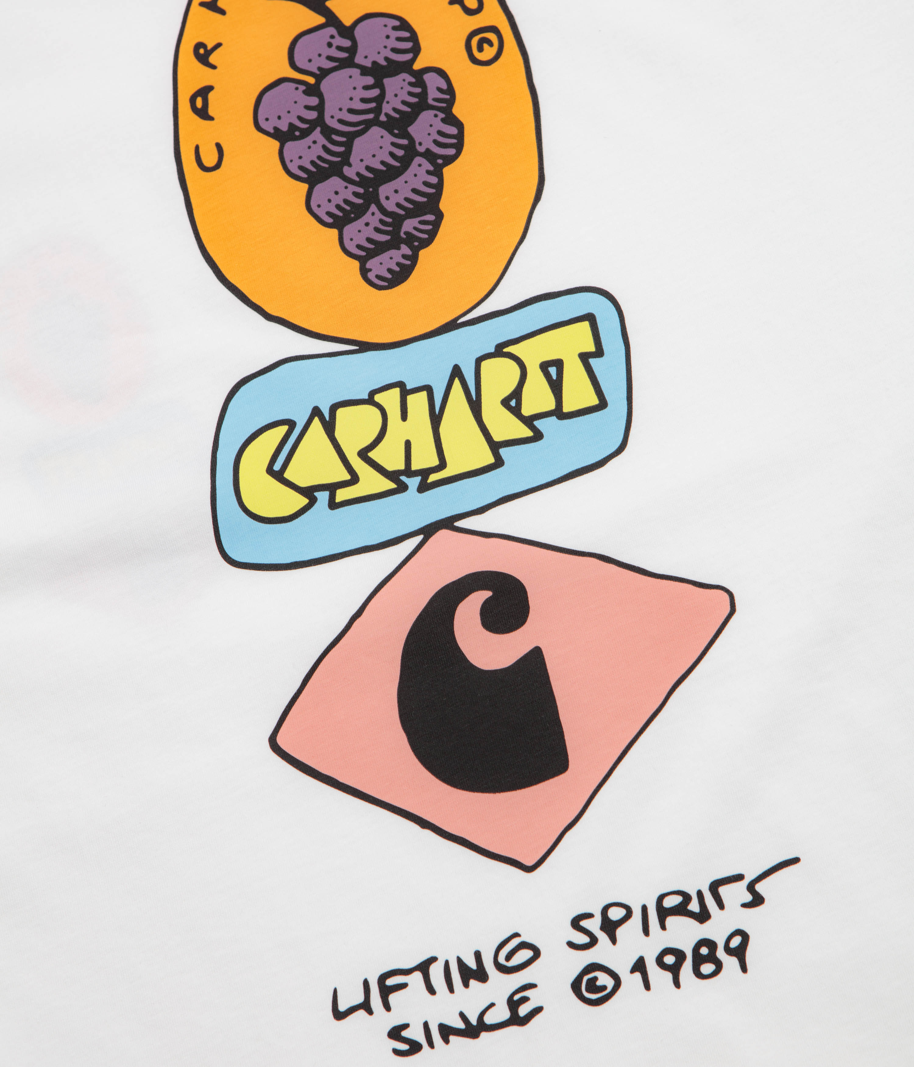 Carhartt Stacked Grapes T-Shirt - White