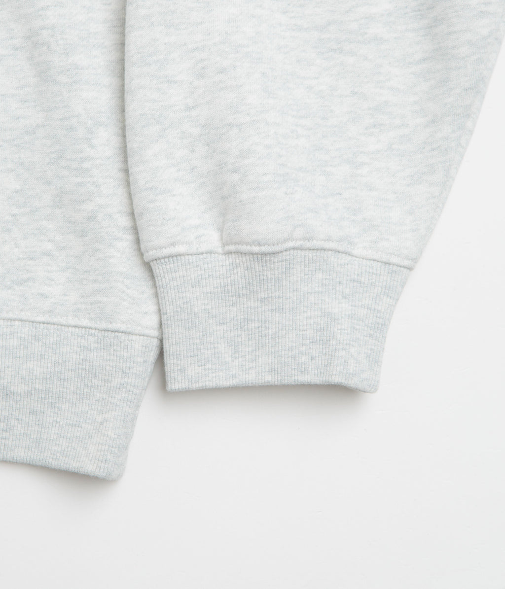 Carhartt WIP Label Polo Sweatshirt - Ash Heather