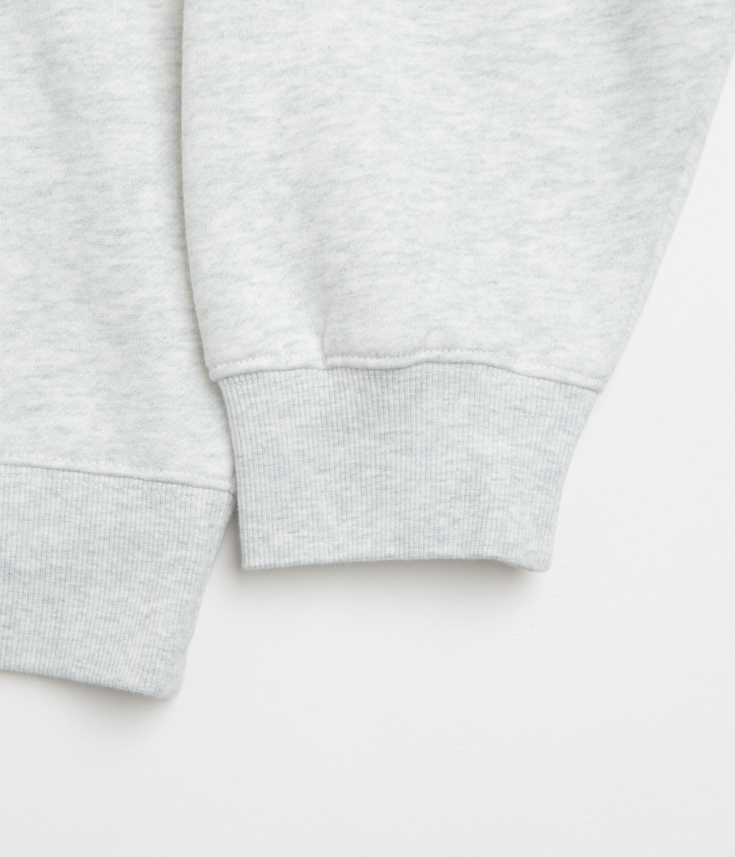 Carhartt WIP Label Polo Sweatshirt - Ash Heather