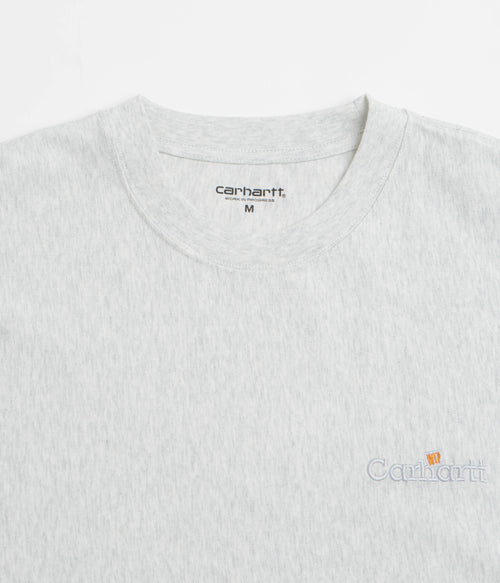 Carhartt WIP Label T-Shirt - Ash Heather