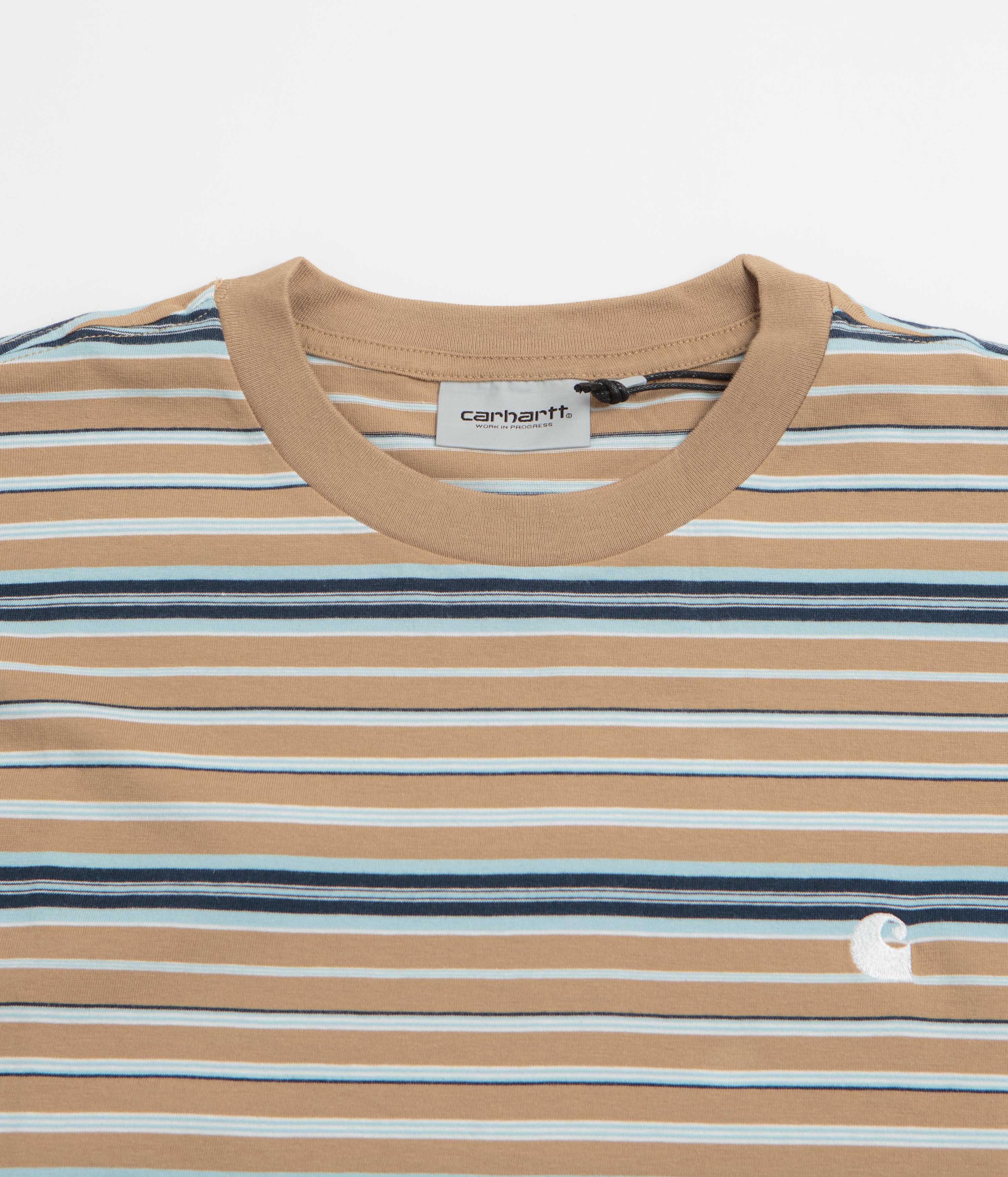 Carhartt Zane T-Shirt - Zane Stripe / Peanut