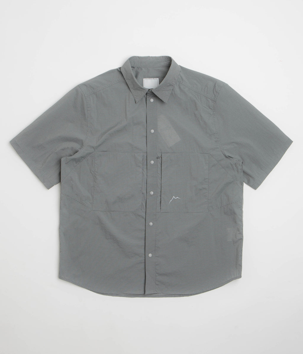 Cayl CHK 2Pocket Short Sleeve Shirt - Dark Grey