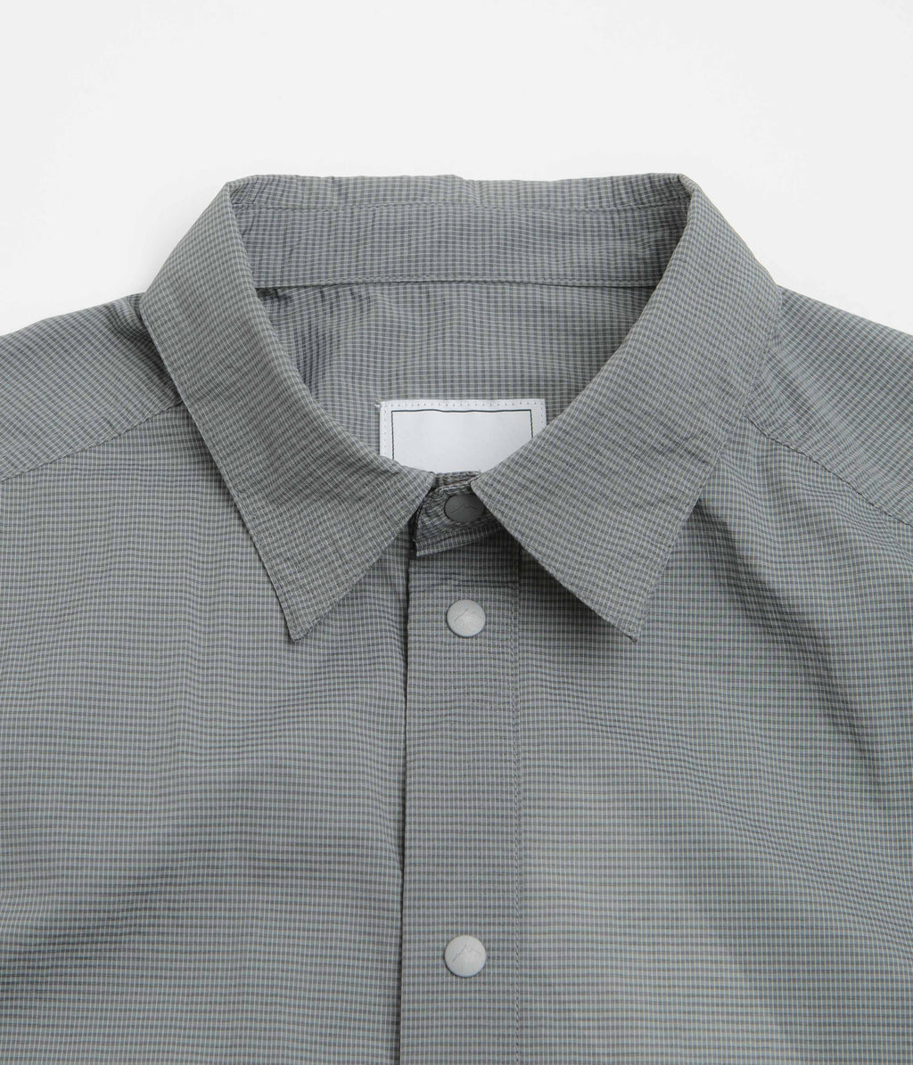 Cayl CHK 2Pocket Short Sleeve Shirt - Dark Grey