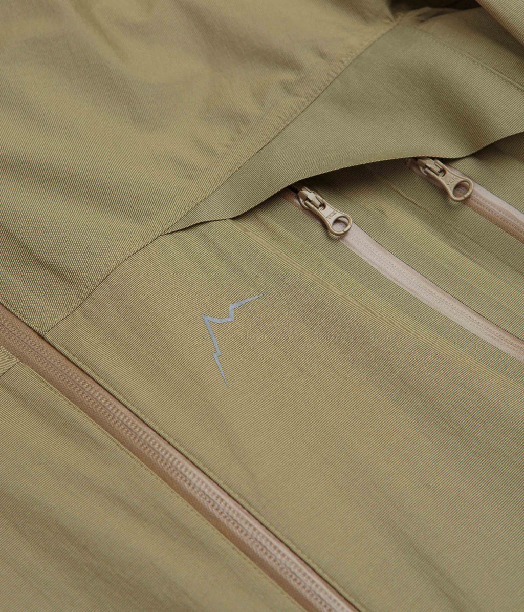 Cayl Light 3L Double Zip Jacket - Sand Brown