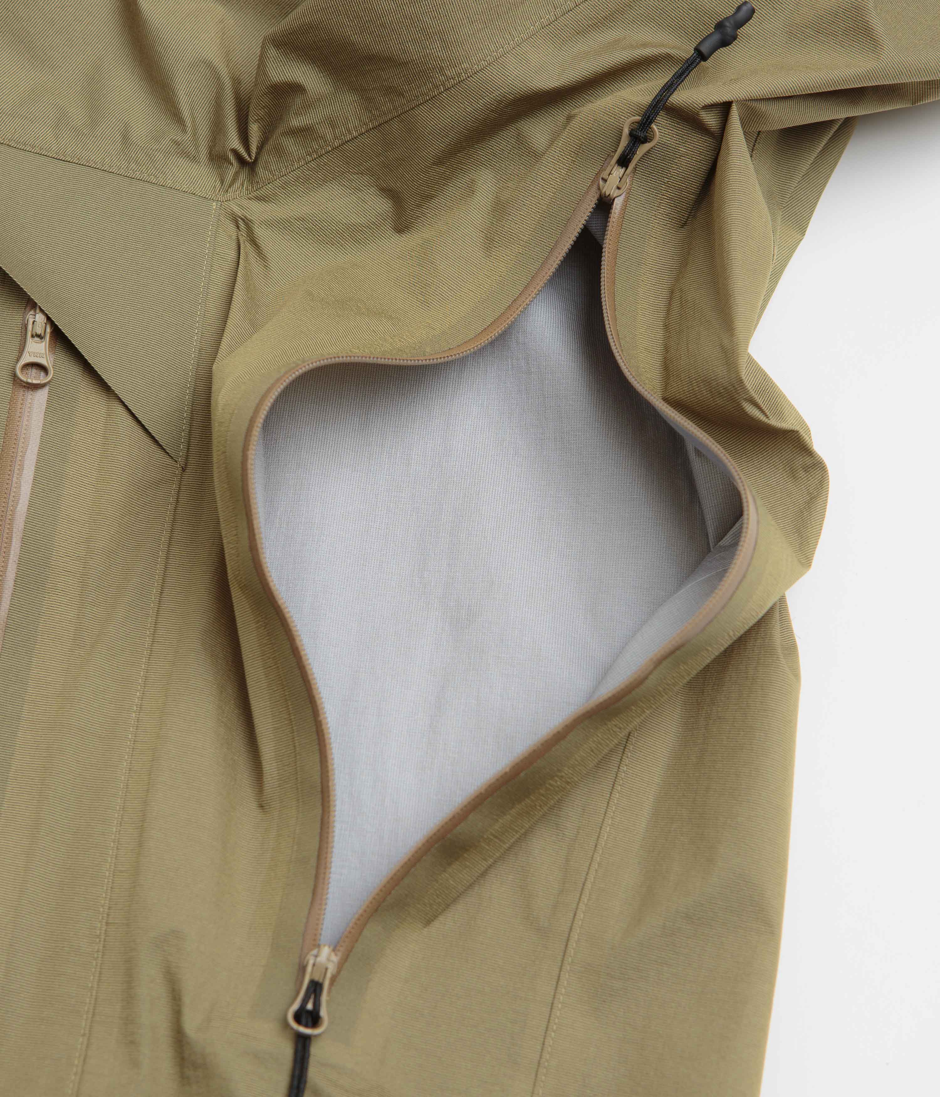 Cayl Light 3L Double Zip Jacket - Sand Brown