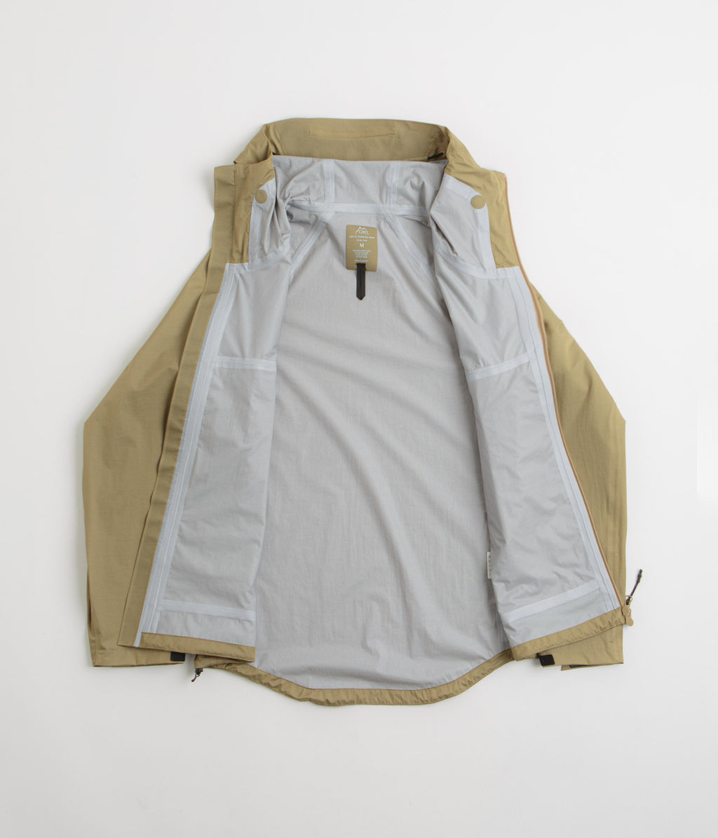 Cayl Light 3L Double Zip Jacket - Sand Brown