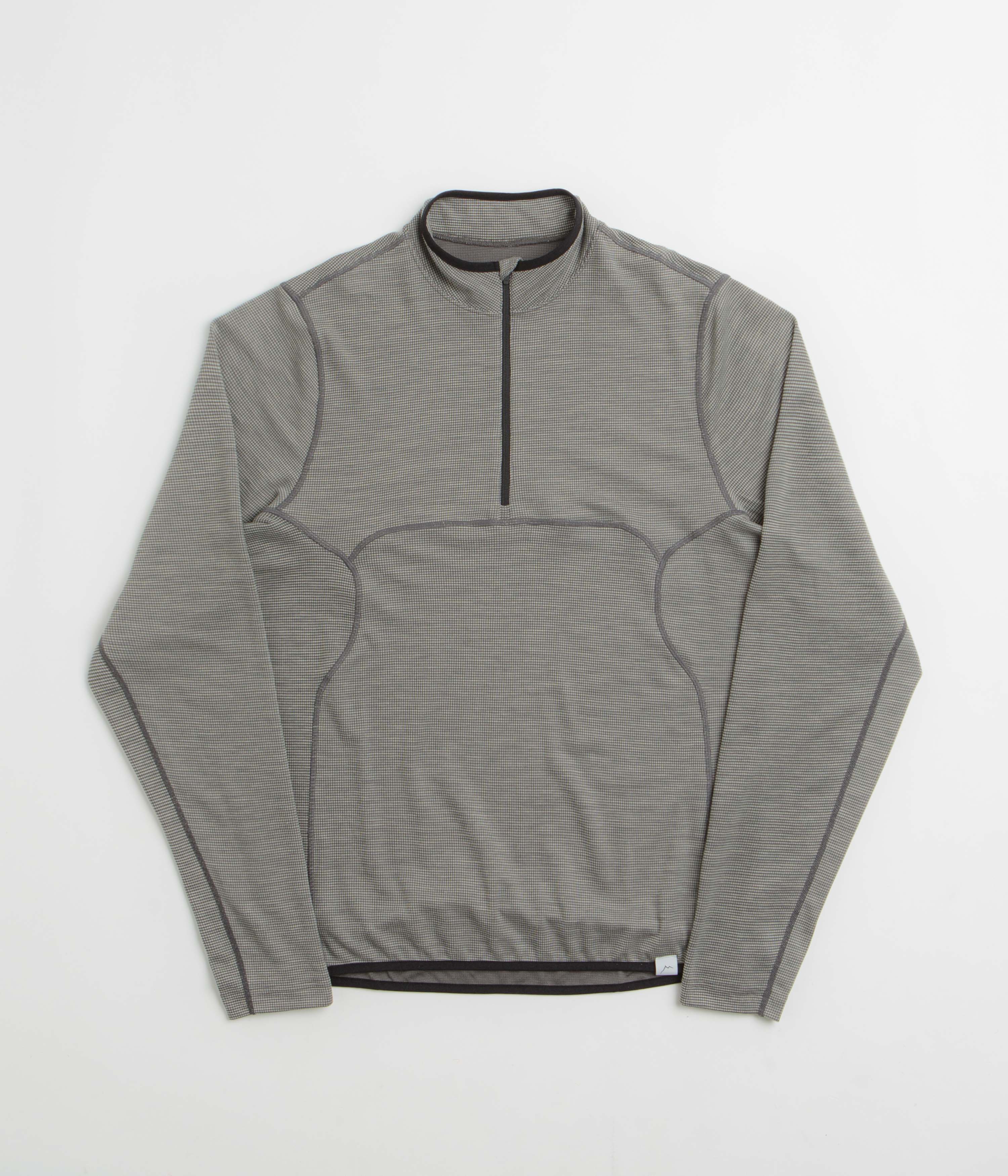 Cayl Live Wool Mix Half Zip Sweatshirt - Charcoal