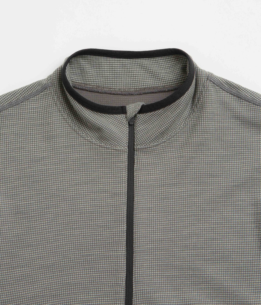 Cayl Live Wool Mix Half Zip Sweatshirt - Charcoal