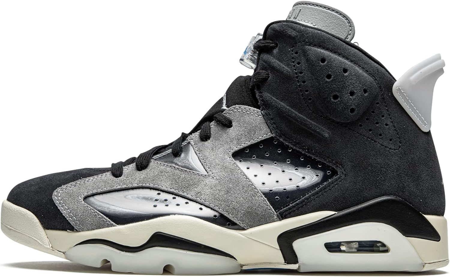 Women's Jordan 6 Retro "Tech Chrome" Bk/Chrome-Lt Smoke Gry (CK6635 001)