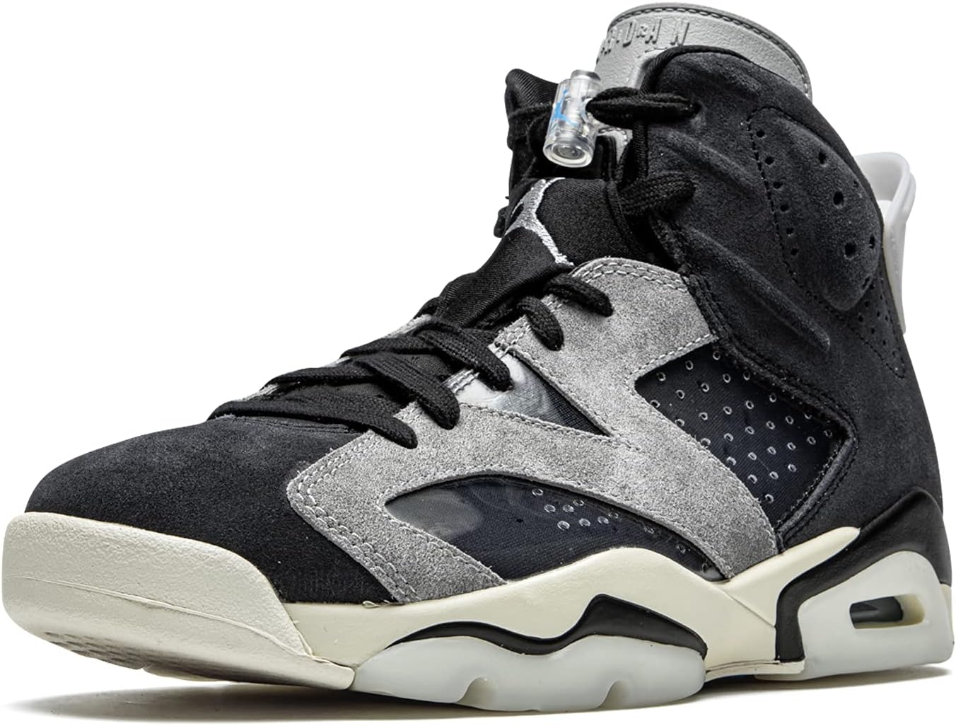 Women's Jordan 6 Retro "Tech Chrome" Bk/Chrome-Lt Smoke Gry (CK6635 001)