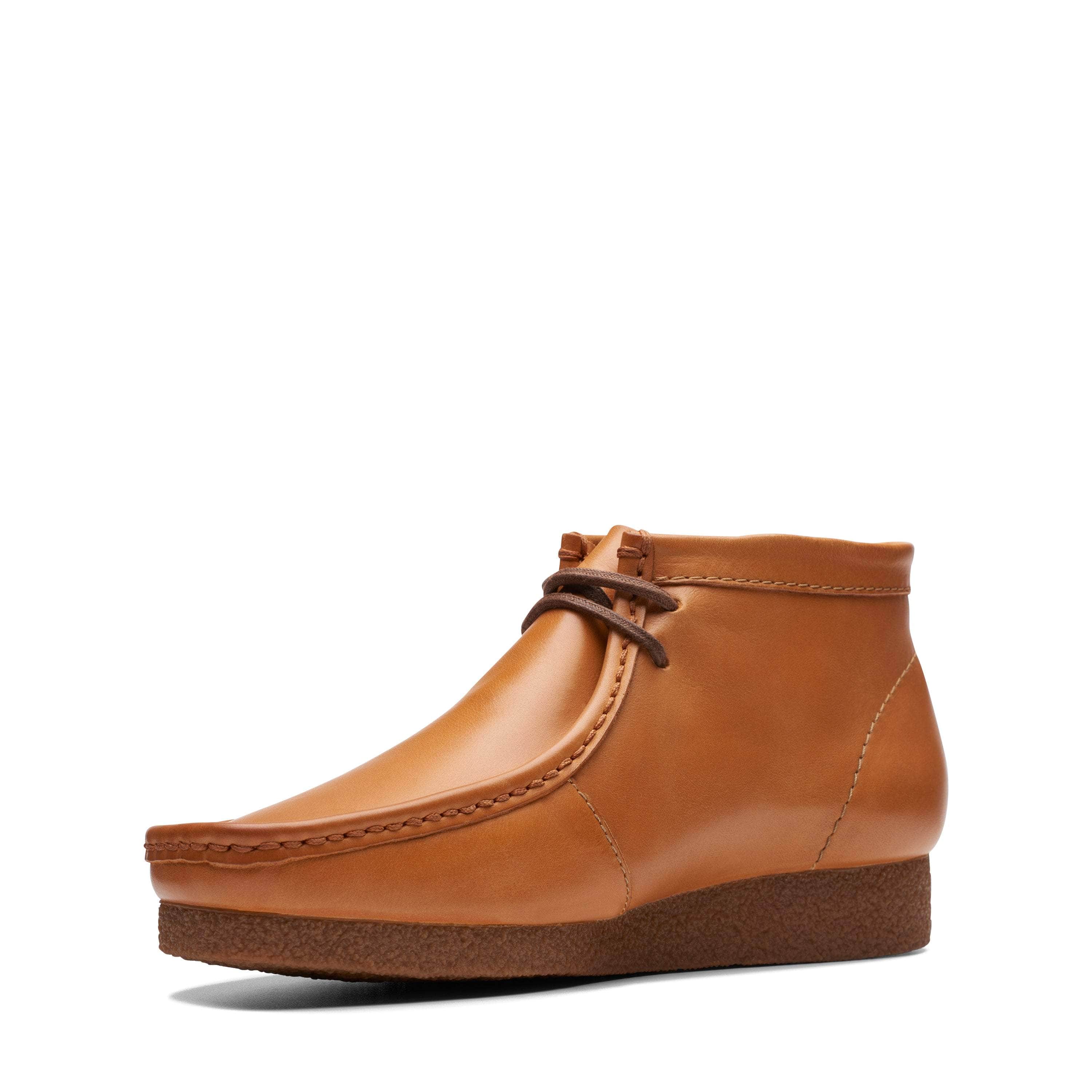 Clarks Shacre Boot Spice Orange Lea - Men's