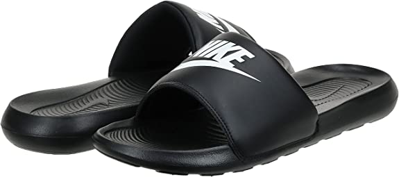 Men's Nike Victori One Slide Black/White-Black (CN9675 002)