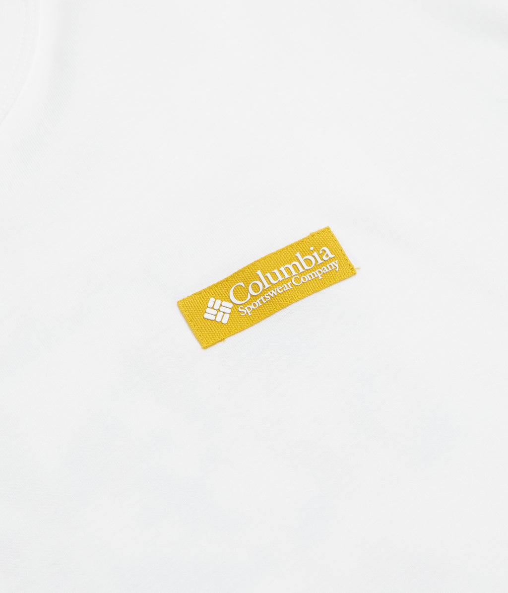 Columbia CSC Heavyweight Iconic T-Shirt - White / Repeated Peaks