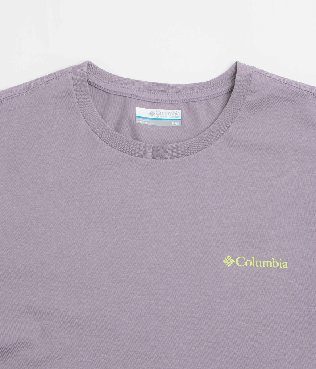Columbia CSC Logo Back T-Shirt - Shale Purple / Linework C Badge