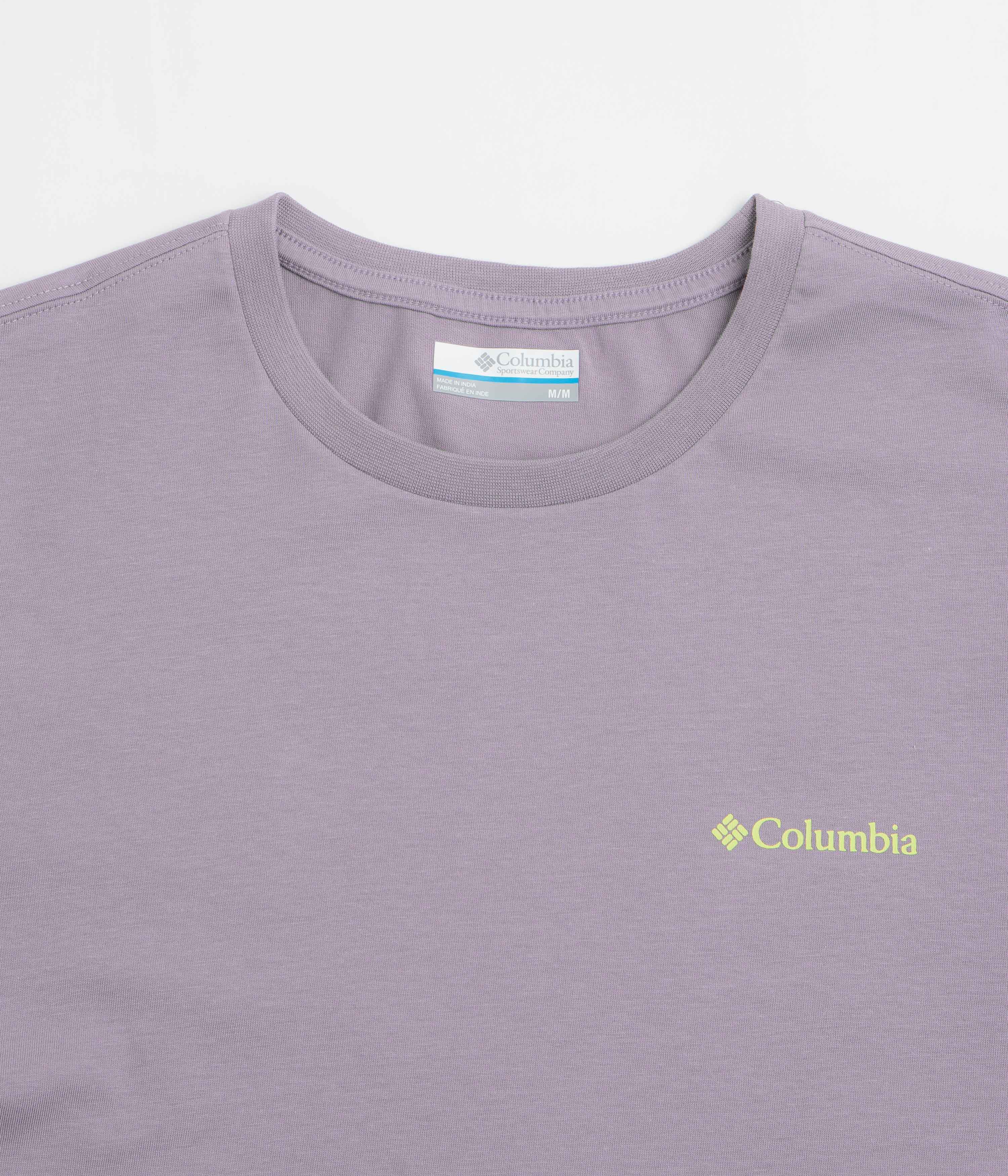 Columbia CSC Logo Back T-Shirt - Shale Purple / Linework C Badge