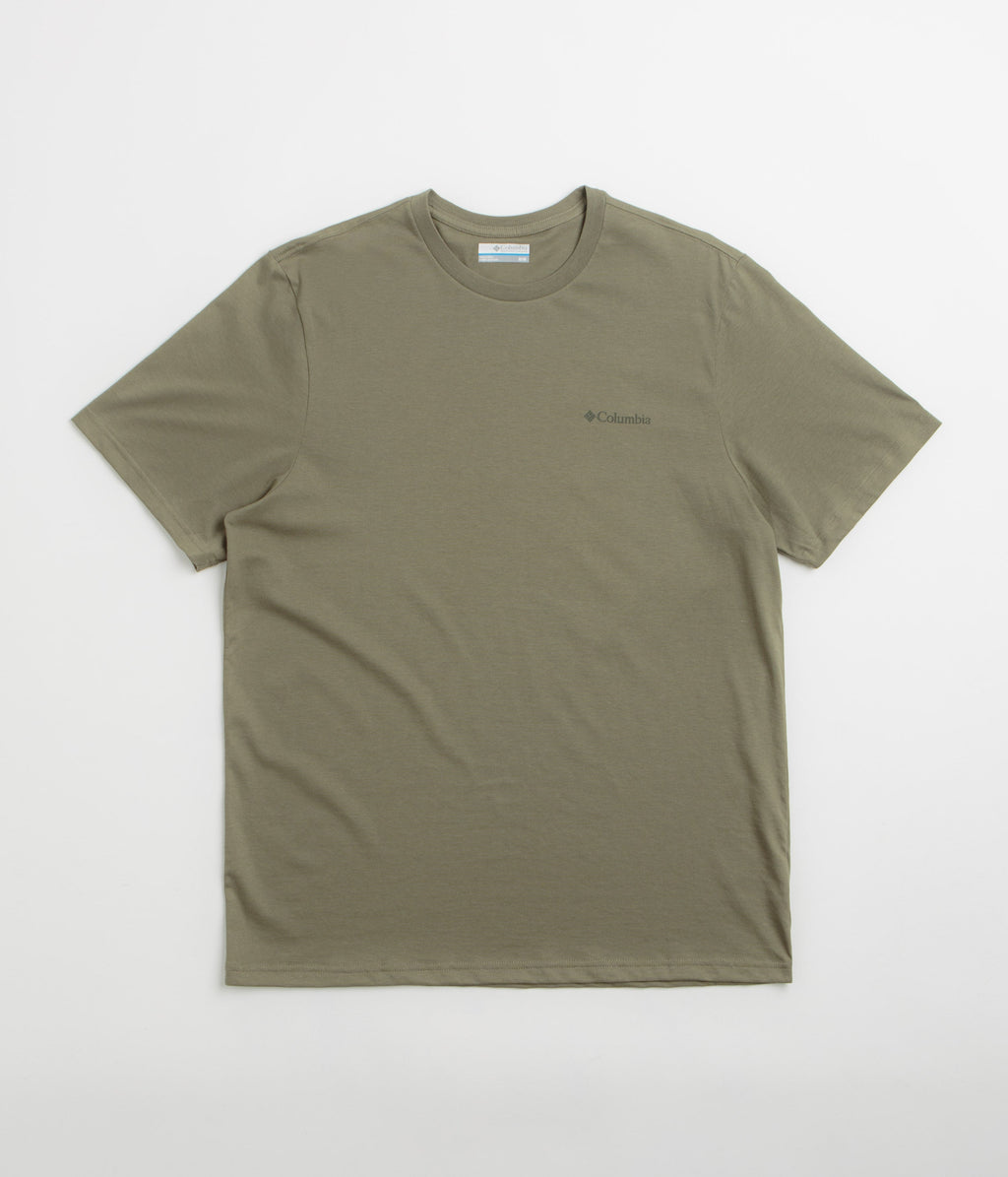 Columbia CSC Logo Back T-Shirt - Stone Green / Boxy Brand