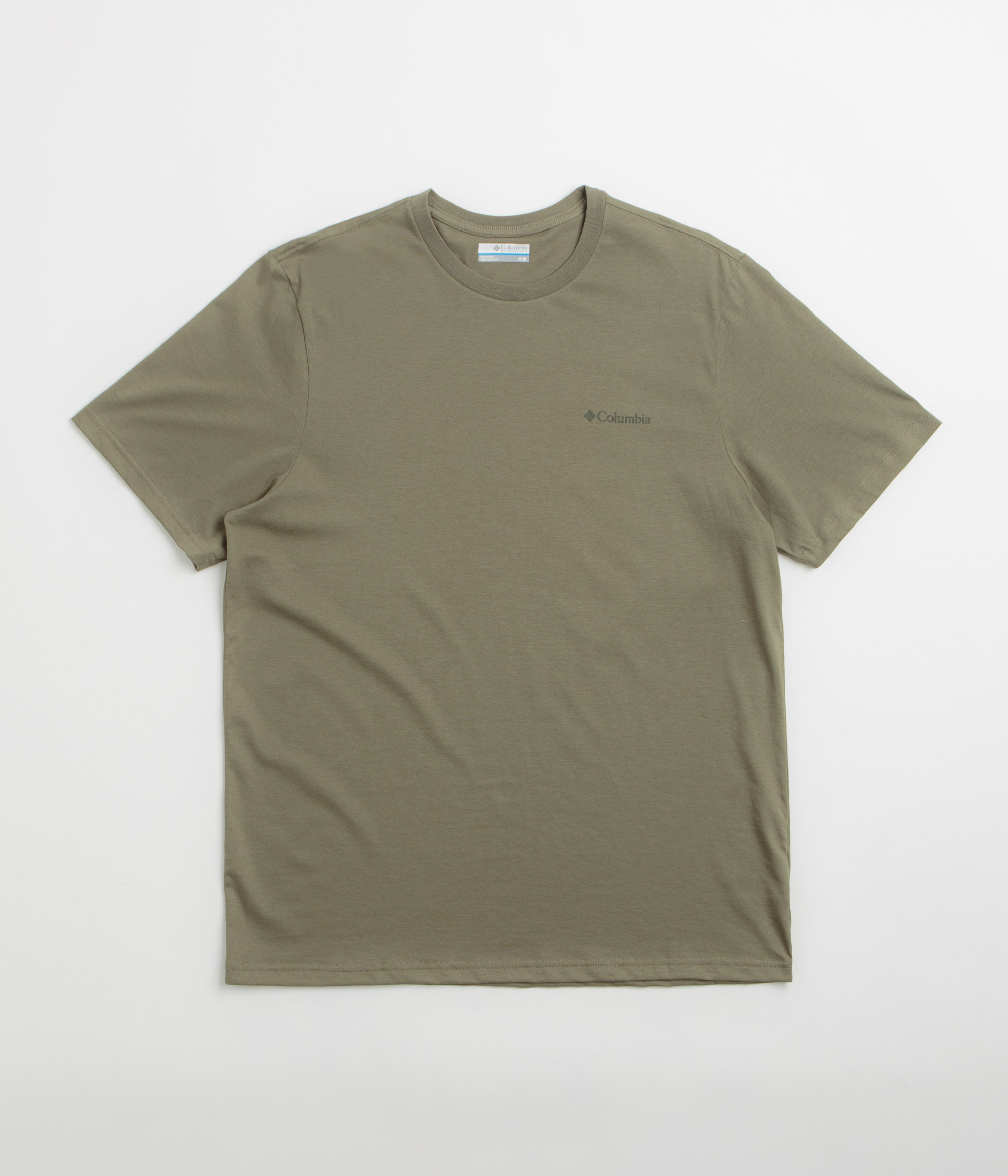 Columbia CSC Logo Back T-Shirt - Stone Green / Boxy Brand