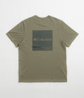Columbia CSC Logo Back T-Shirt - Stone Green / Boxy Brand