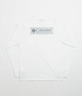 Columbia Explorers Canyon Long Sleeve T-Shirt - White / Branded Blanket