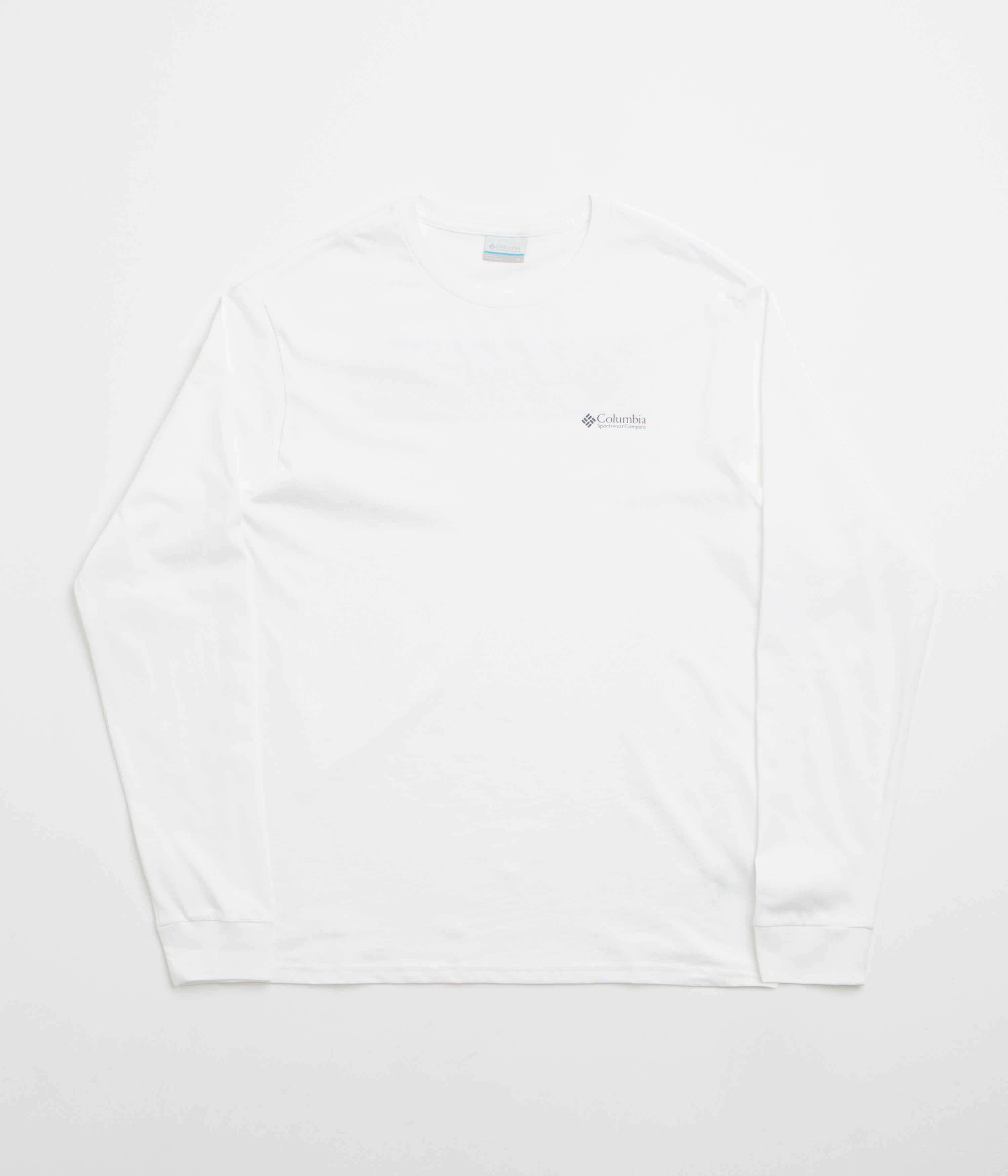 Columbia Explorers Canyon Long Sleeve T-Shirt - White / Branded Blanket