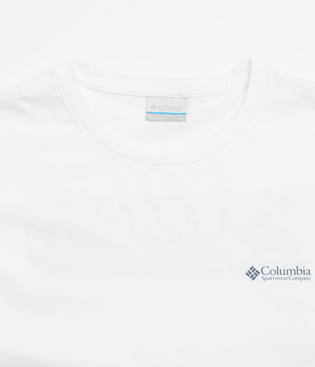 Columbia Explorers Canyon Long Sleeve T-Shirt - White / Branded Blanket