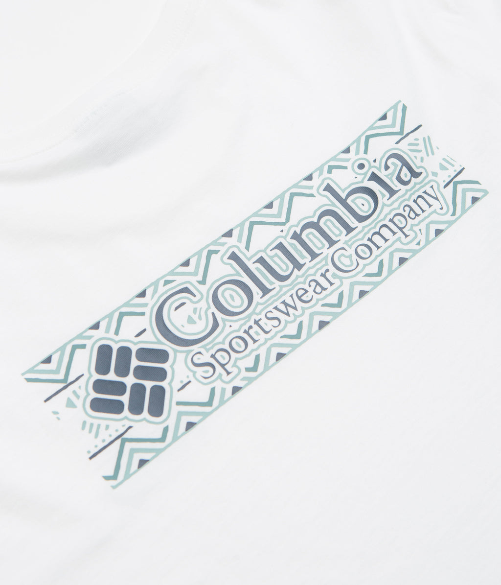 Columbia Explorers Canyon Long Sleeve T-Shirt - White / Branded Blanket