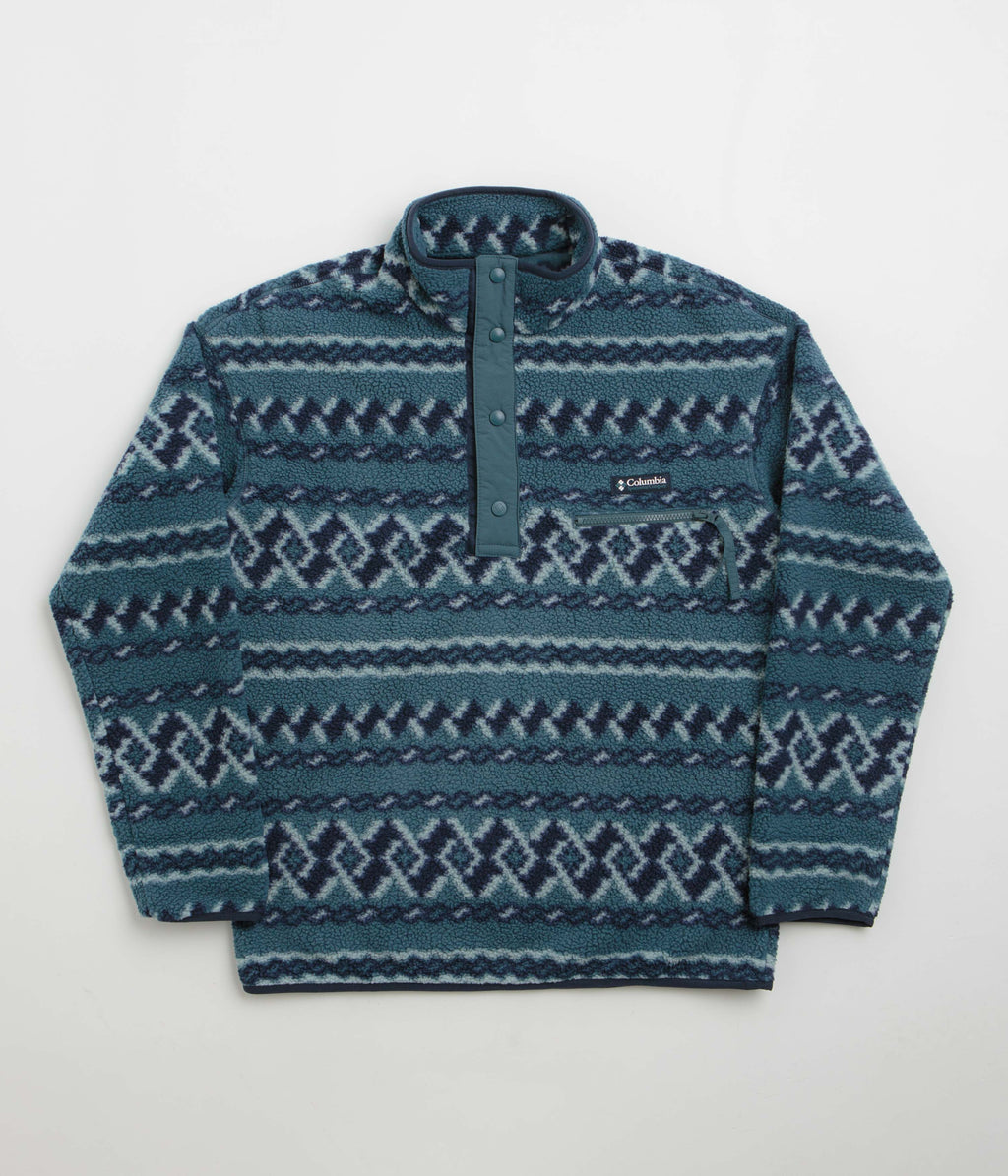 Columbia Helvetia II Printed Half Snap Fleece - Everblue / KnitKnot