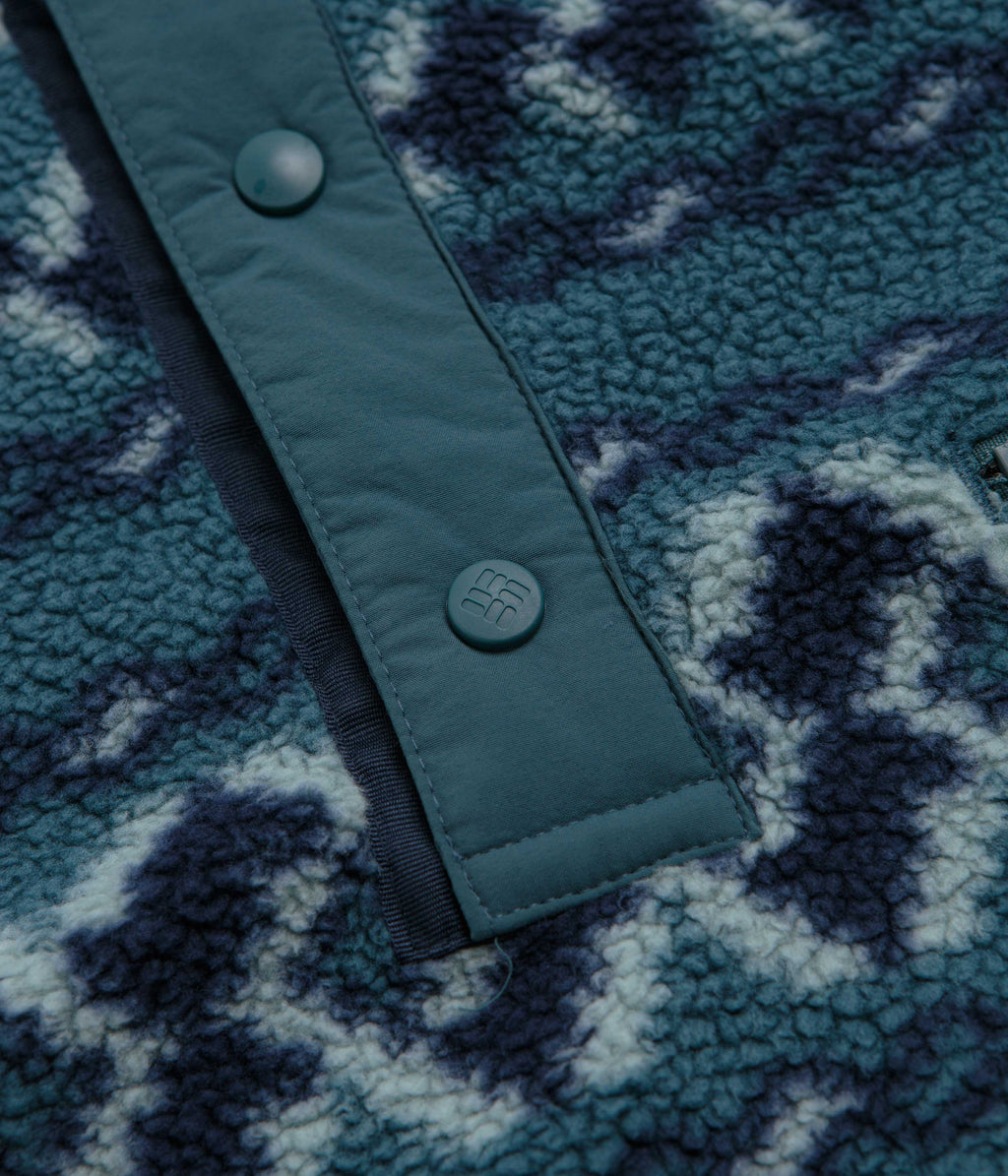 Columbia Helvetia II Printed Half Snap Fleece - Everblue / KnitKnot