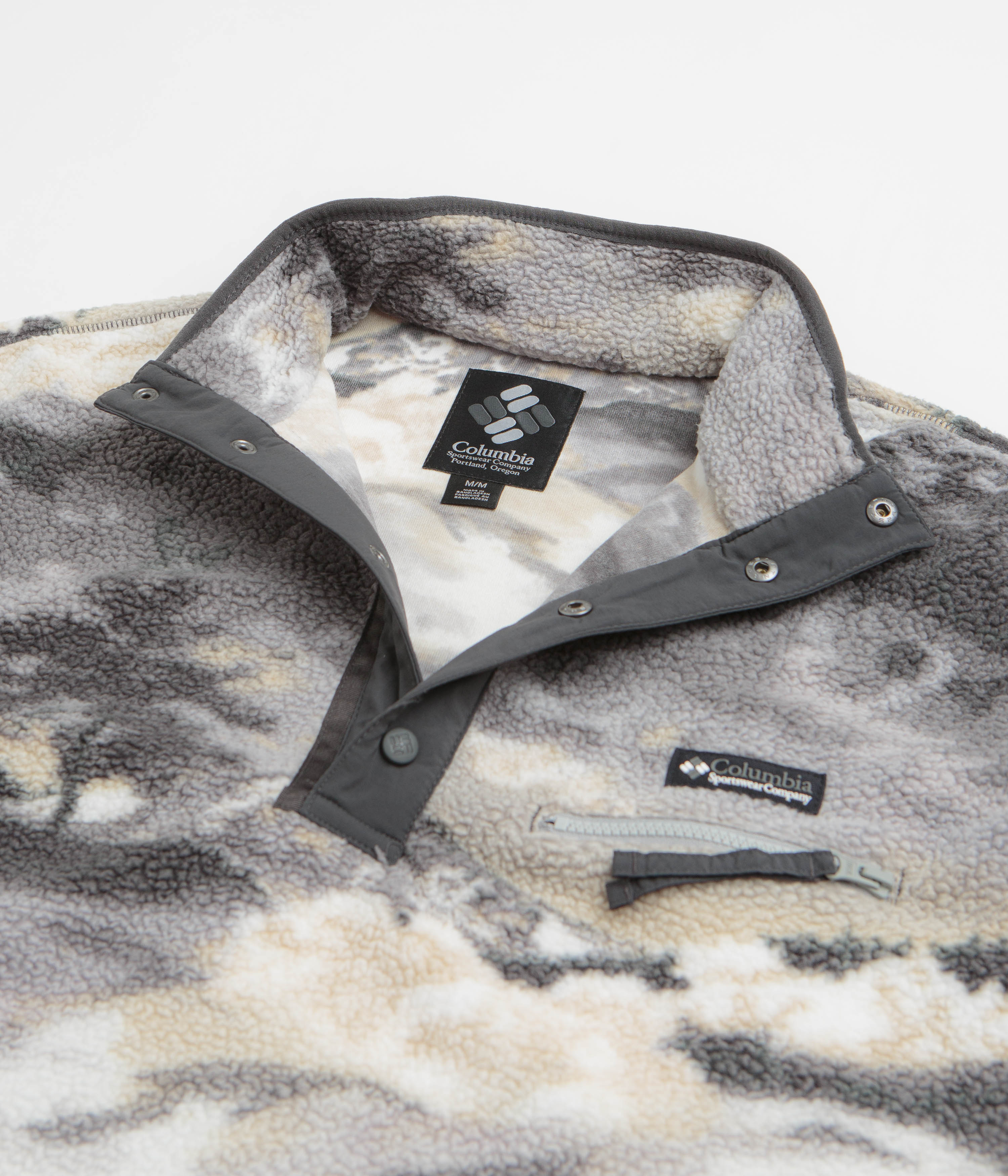 Columbia Helvetia II Printed Half Snap Fleece - Shark / Dreaming